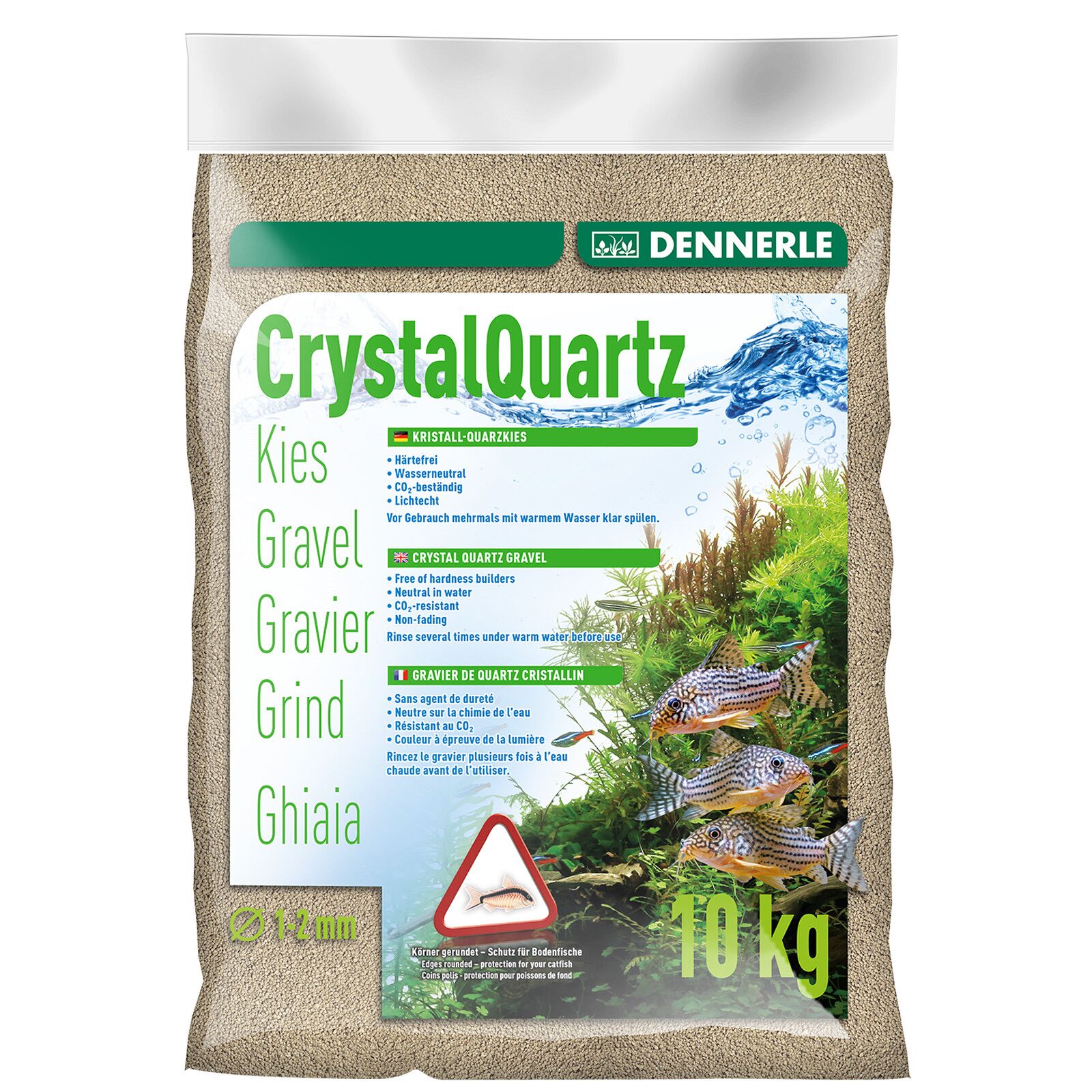 Dennerle - Crystal Quartz Gravel - natural white