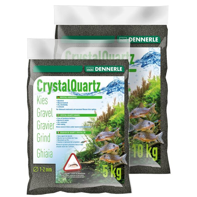 Dennerle - Crystal Quartz Gravel - Diamond black