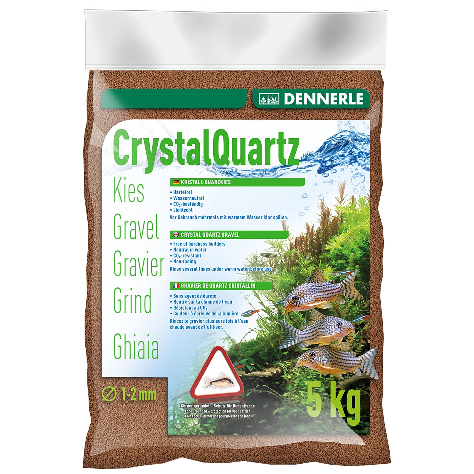 Dennerle - Crystal Quartz Gravel - Roe brown