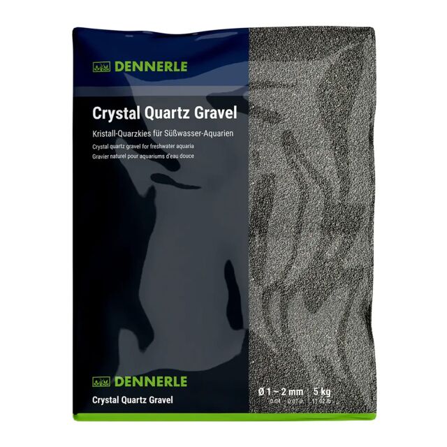 Dennerle - Crystal Quartz Gravel - Diamond black