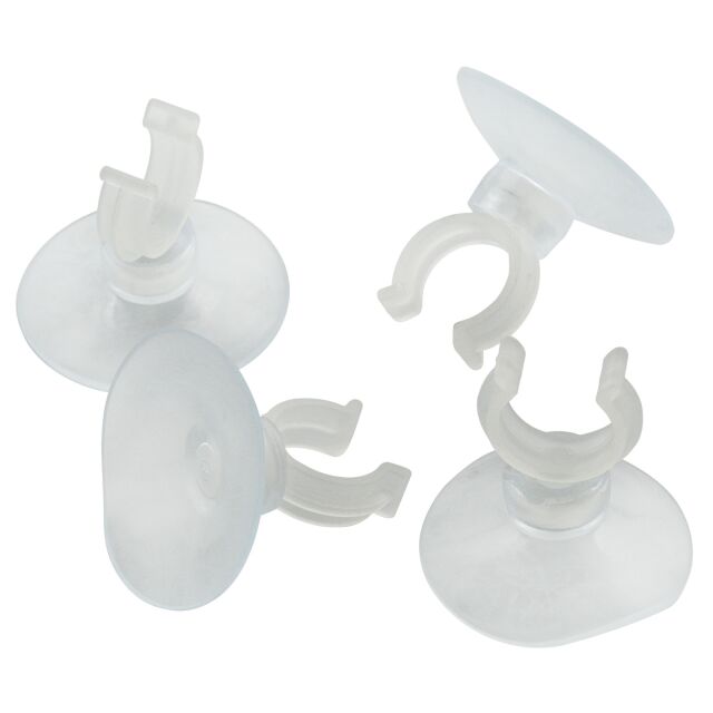 Aquasabi - Suction Cup with Clip - 13 mm - 4x