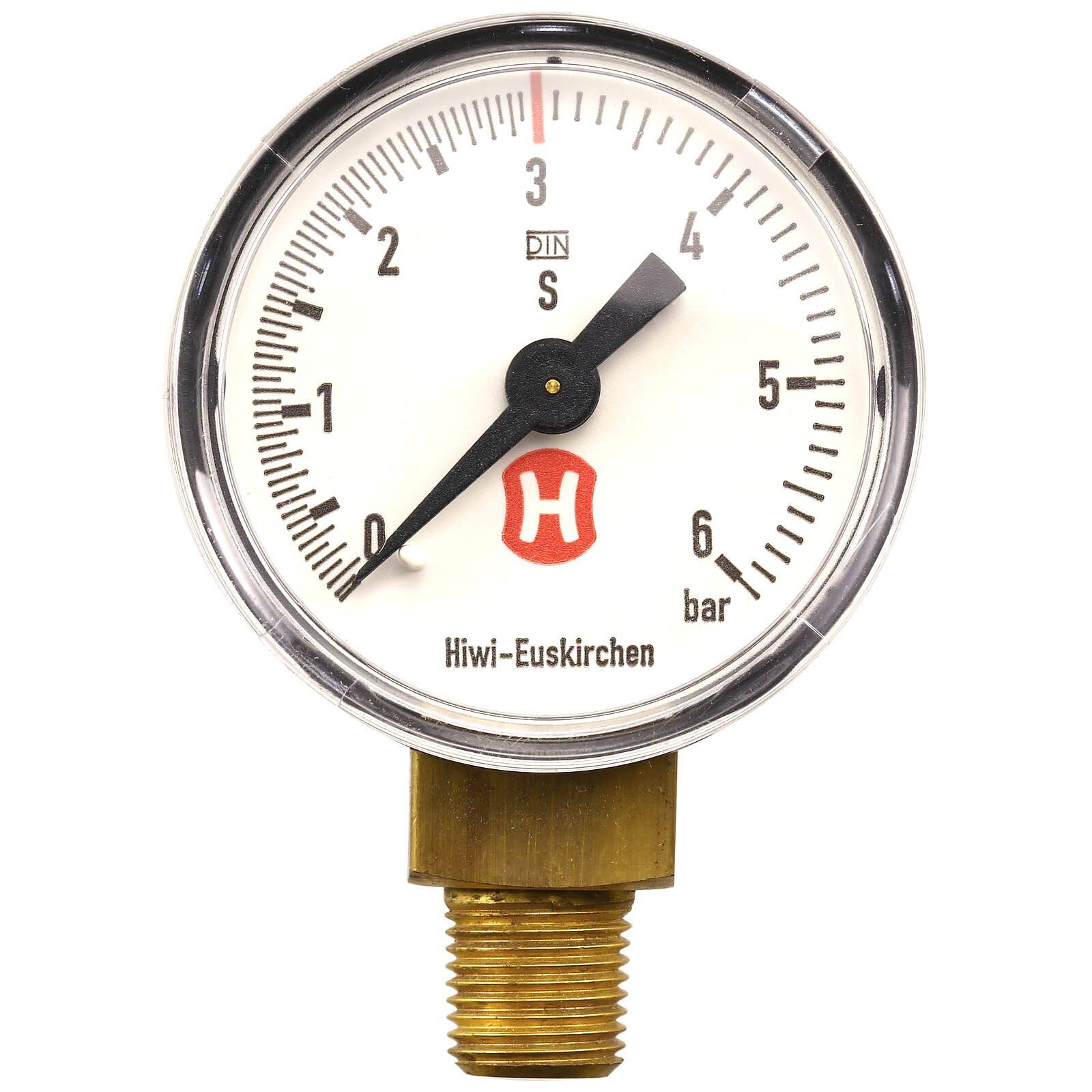 Hiwi - Working pressure gauge - 6 bar