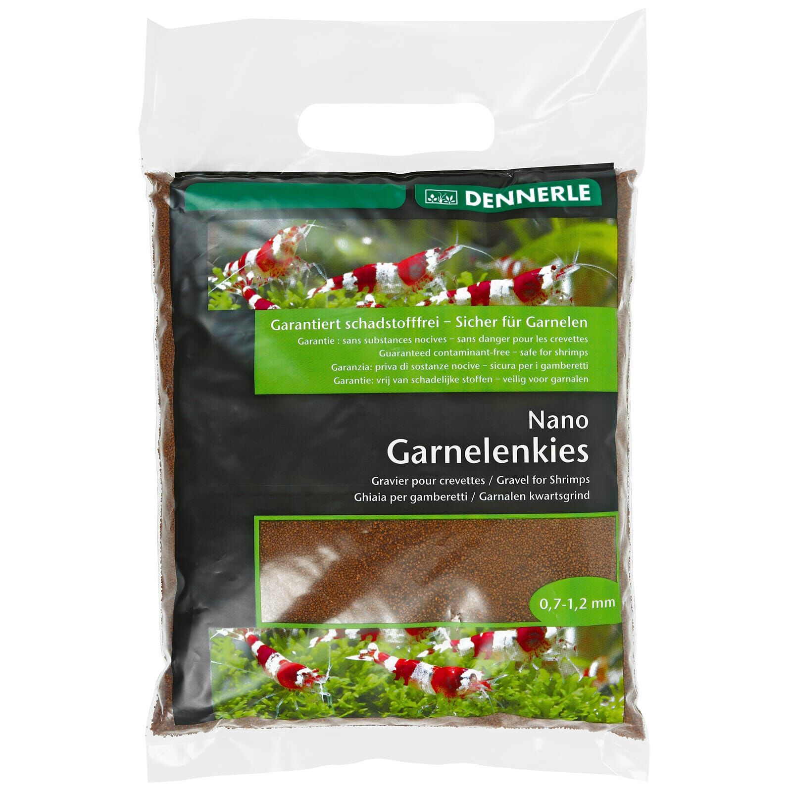 Dennerle - Nano Shrimp Gravel Bed - Borneo brown - 2 kg