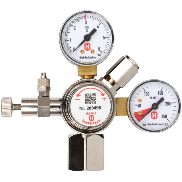 Hiwi - Pressure regulator + Adapter for Sodastream Zylinder