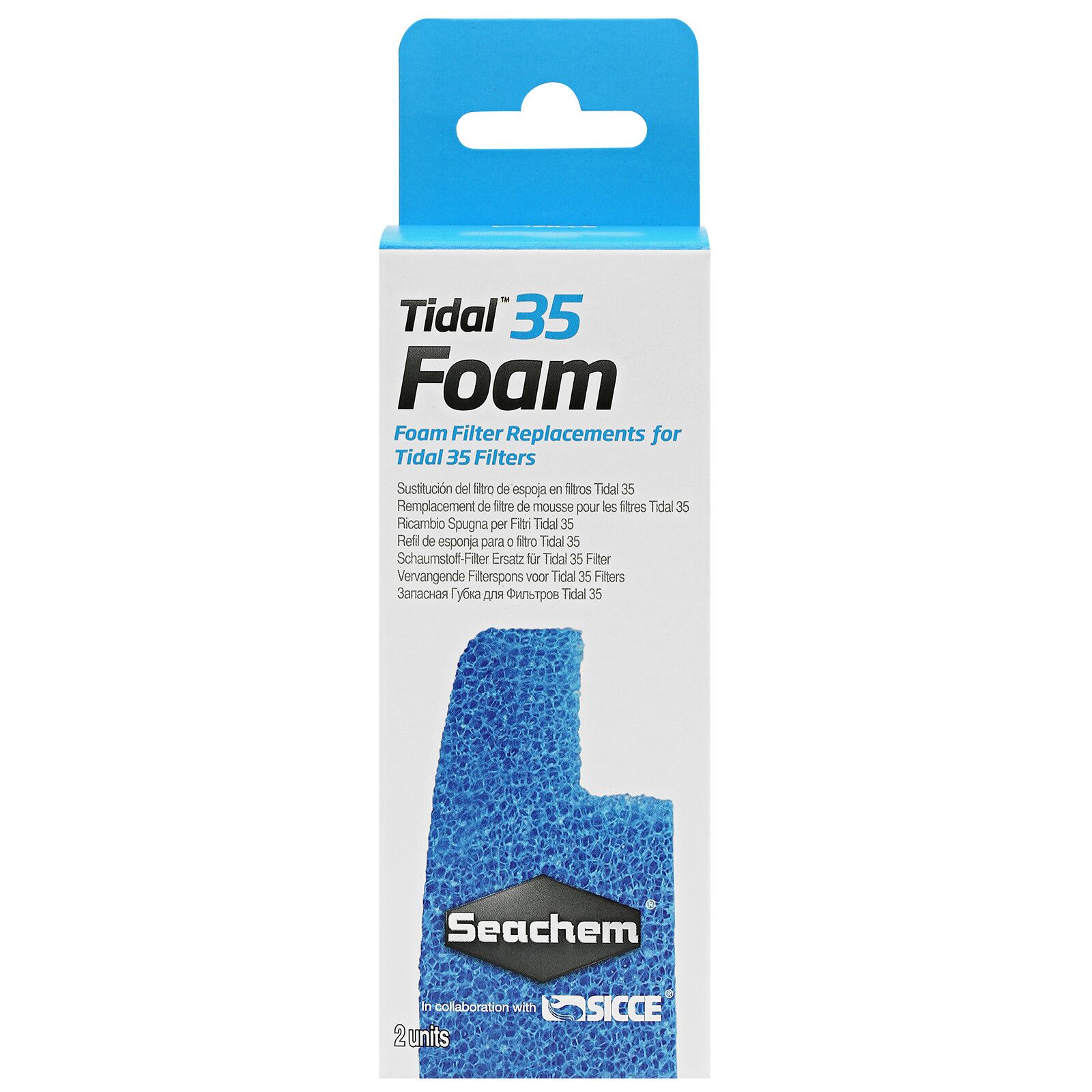 Seachem - Tidal Foam - Filterschwamm - 2x