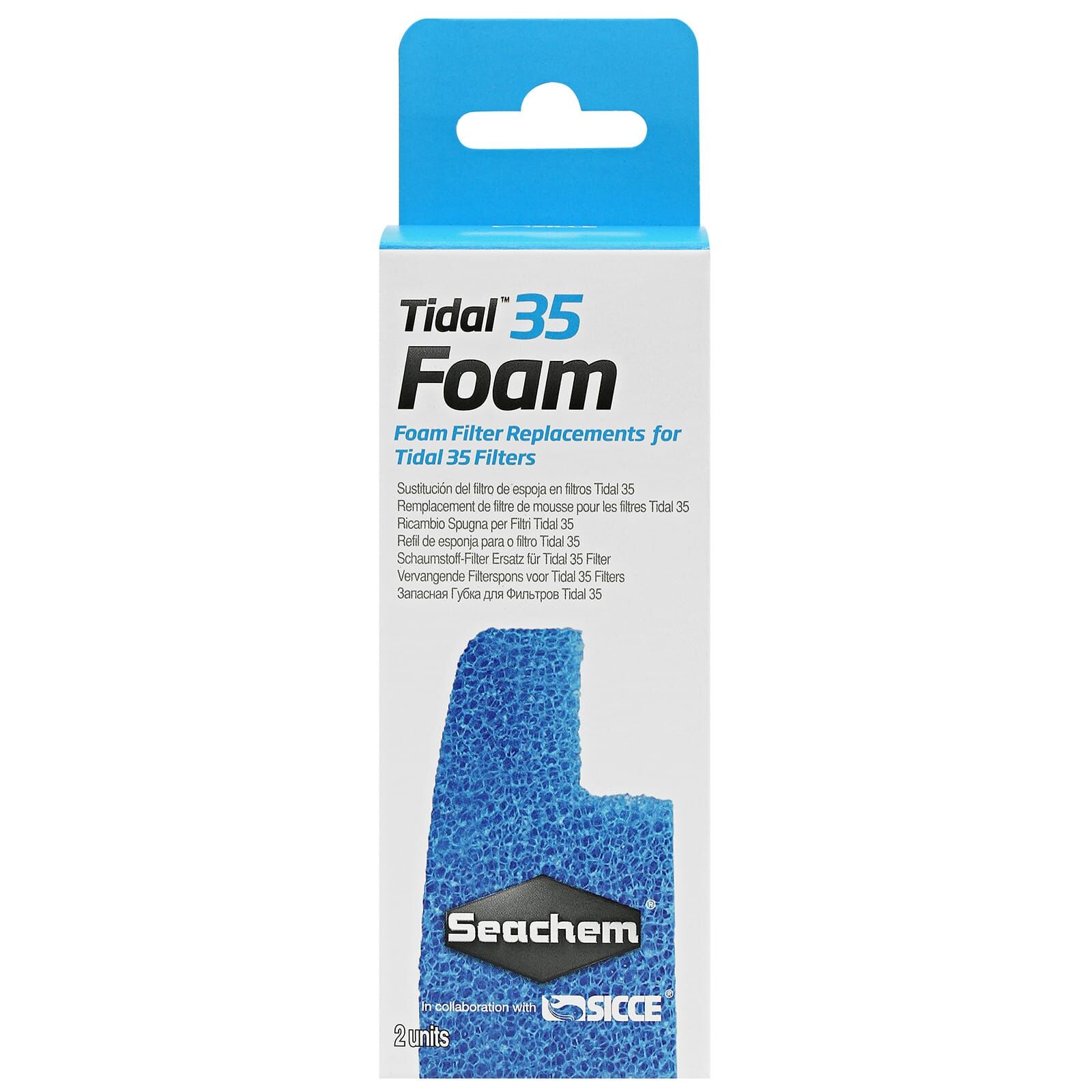 Seachem - Tidal Foam - Filterschwamm - 2x