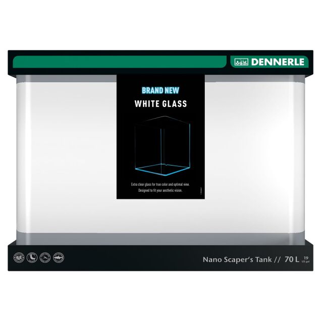 Dennerle - Scaper's Tank White Glass