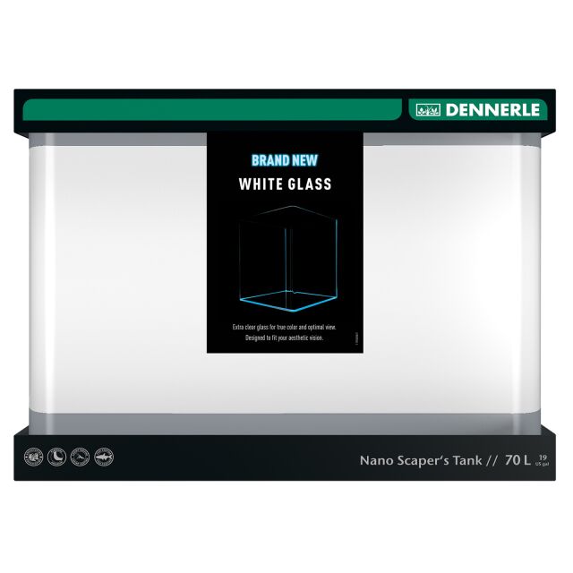 Dennerle - Scaper's Tank White Glas - 70 l