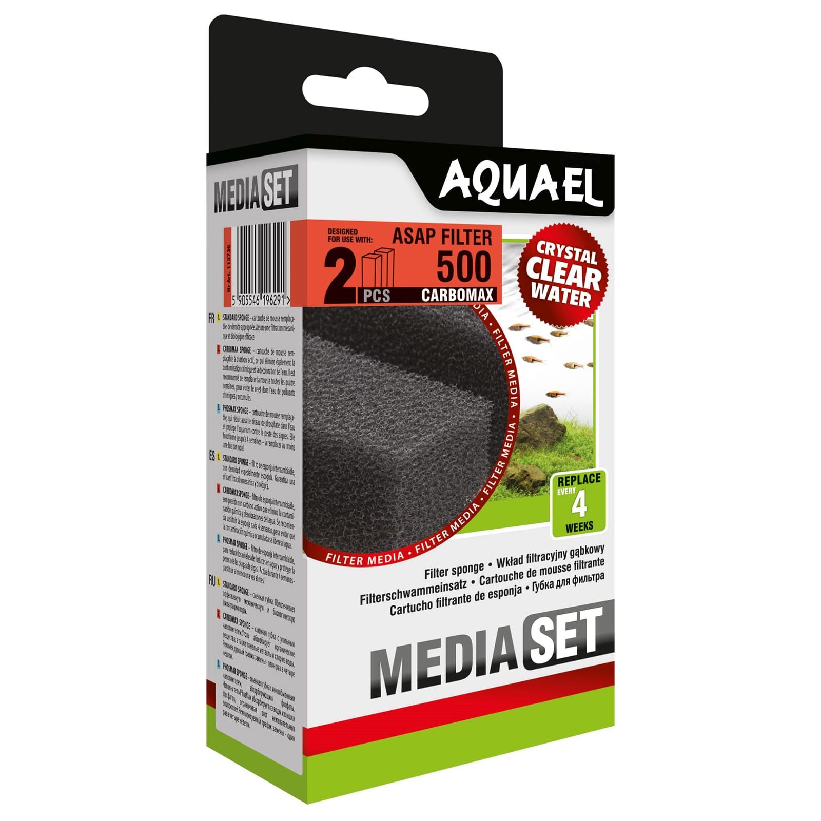 Aquael - Filter Sponge - ASAP - Carbomax