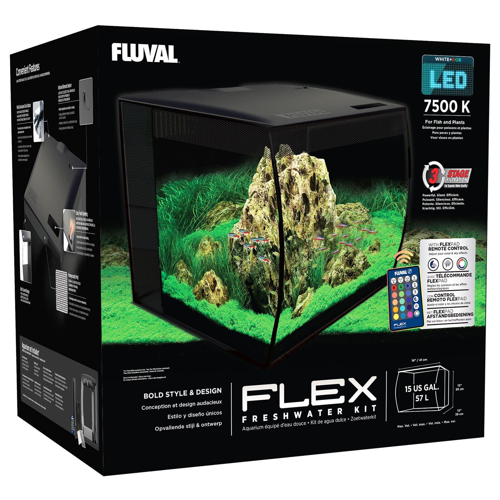 57l Aquascaping Aquasabi | Fluval - Flex - Shop