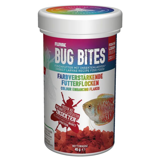 Fluval - Bug Bites Colour Enhanc.Flakes