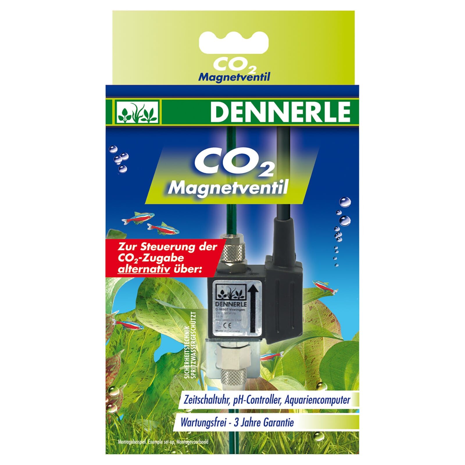 Riet bitter serie Dennerle - CO2 Solenoid Valve | Aquasabi - Aquascaping Shop