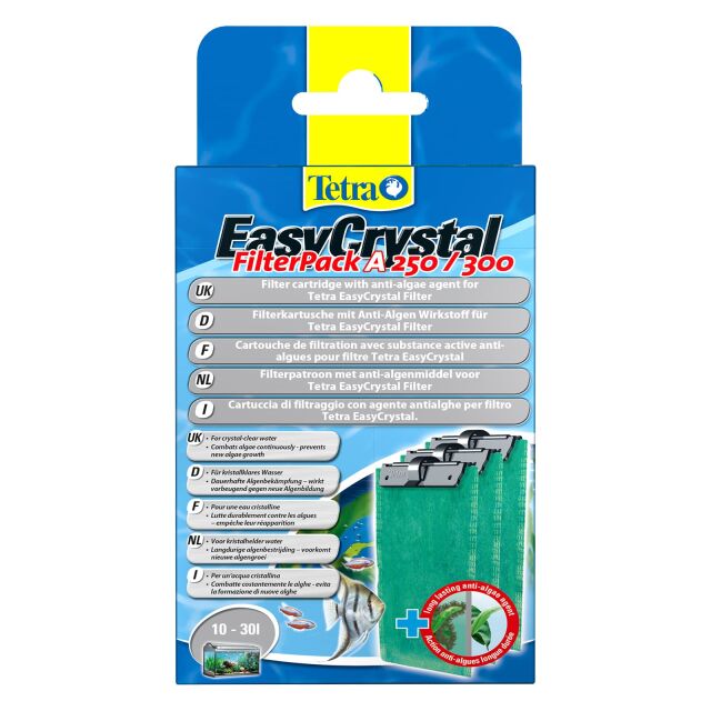 Tetra - EasyCrystal FilterPack A250/300 with AlgoStop Depot