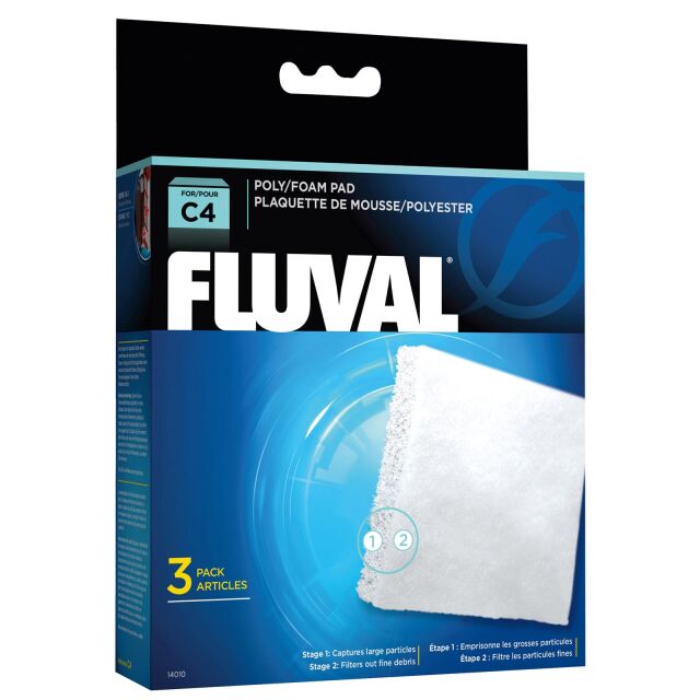 Fluval - Foam/Poly Cartridge 3pcs