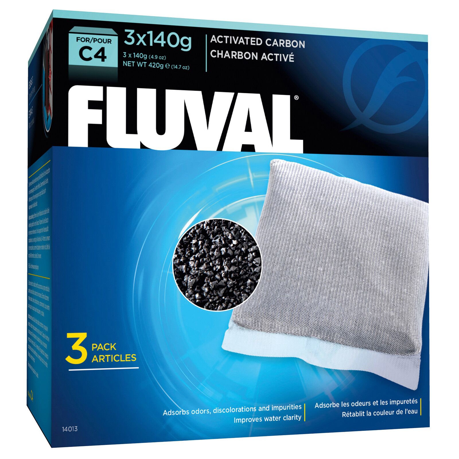 Fluval - Carbon Cartridge 3pcs
