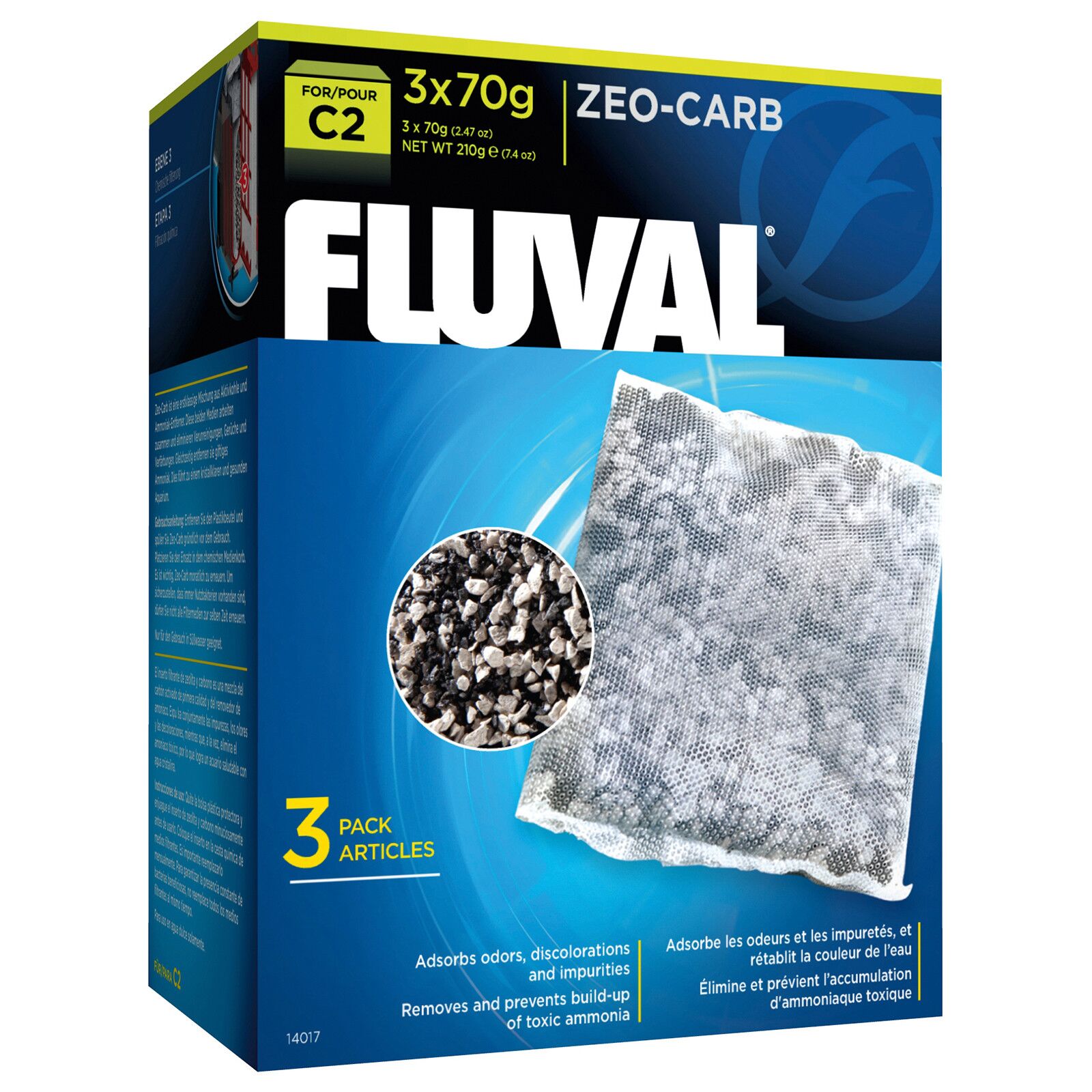 Fluval - Zeo-Carb 3pcs