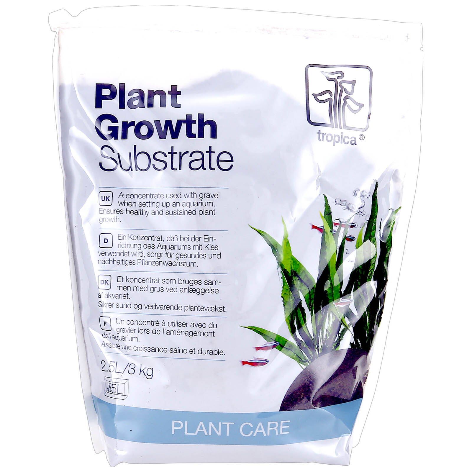 perfect for growing plants Top with gravel. Tropica Plant Growth Substrate 5L 