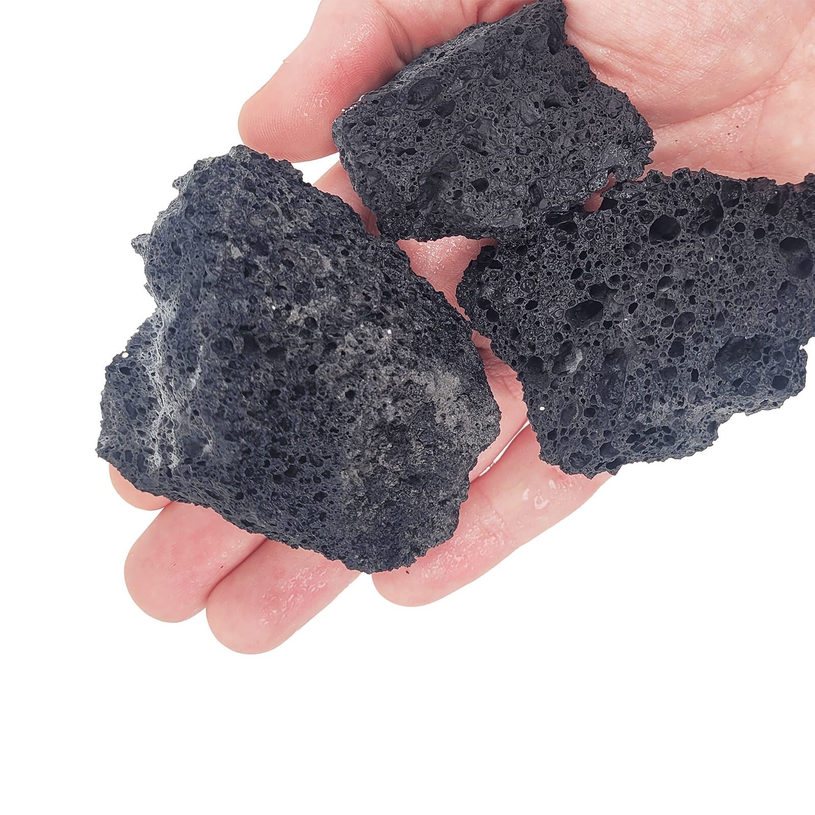 Nivo Rocks WIO - Nano Stones - Darwin Black Lava Rocks | Aquasabi - Aquascaping Shop