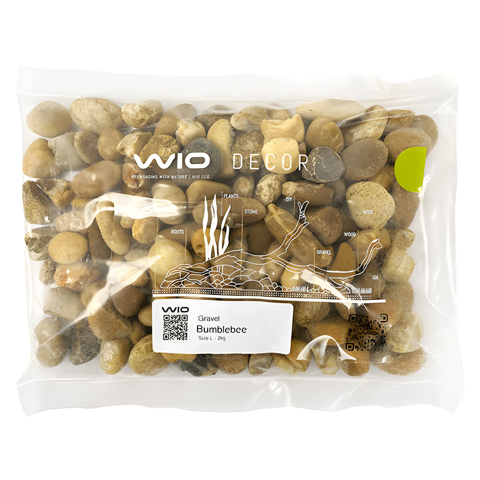 WIO - Decor-Gravels - Bumblebee - 2 kg