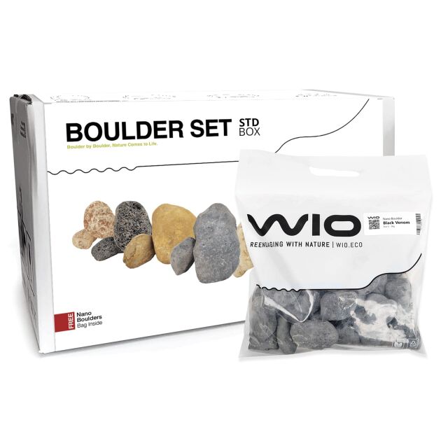 WIO - Stone Sets - Black Venom Boulder