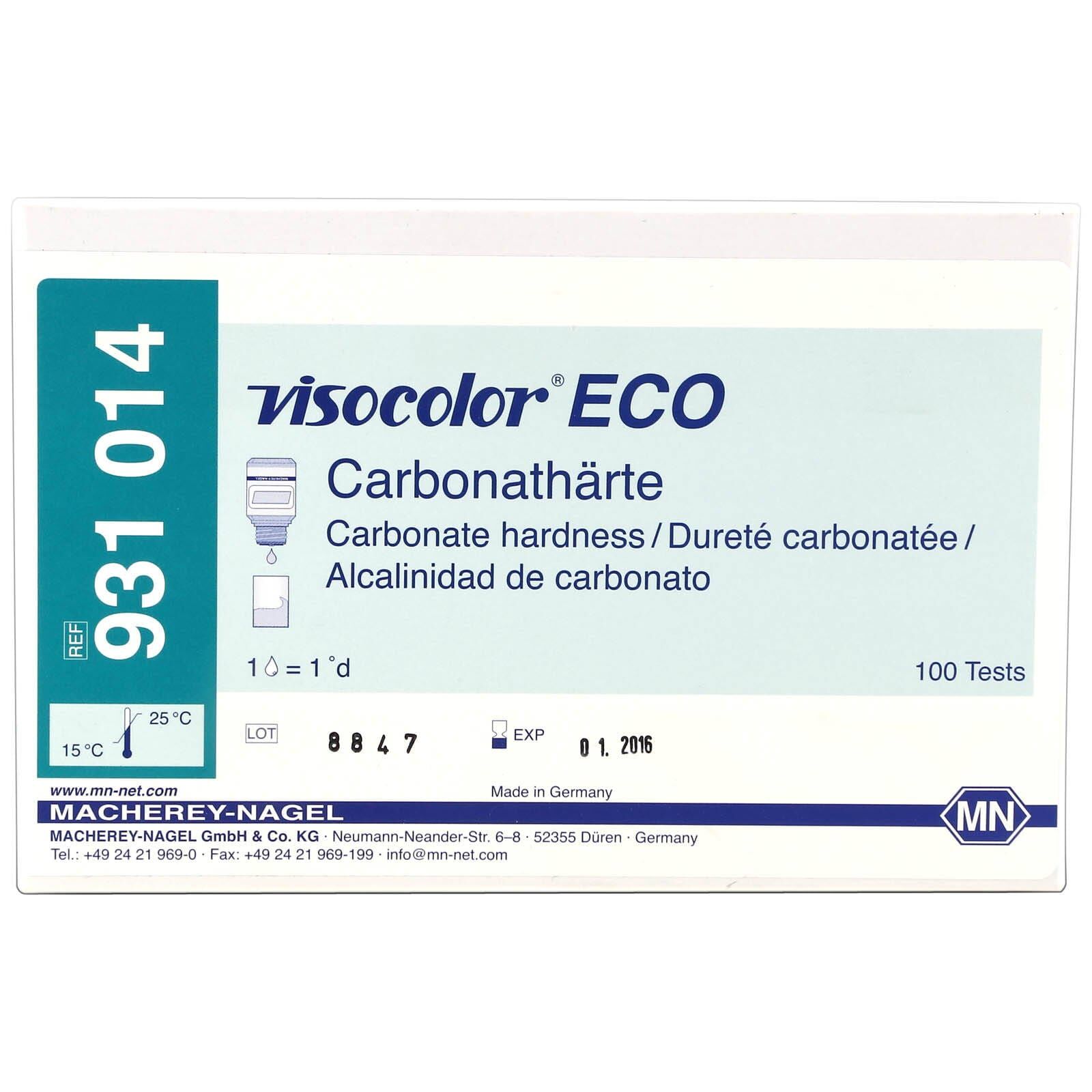 Macherey-Nagel - Visocolor ECO - Carbonate hardness - Test | Aquasabi ...