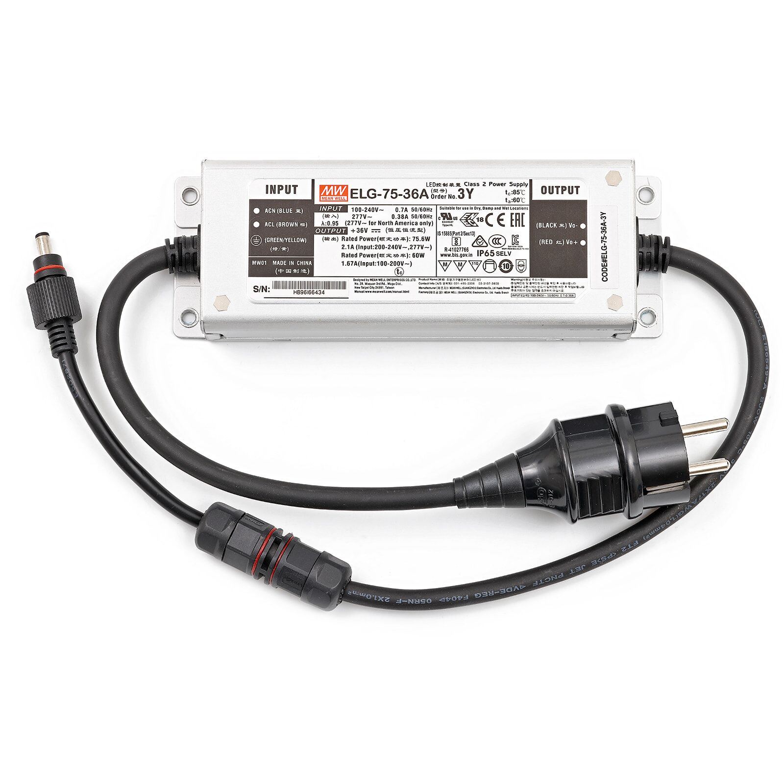 Chihiros - power supply 36 V 2,1 A - B-stock