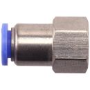 Aquasabi - Straight push in fitting - G1/8 x 6 mm