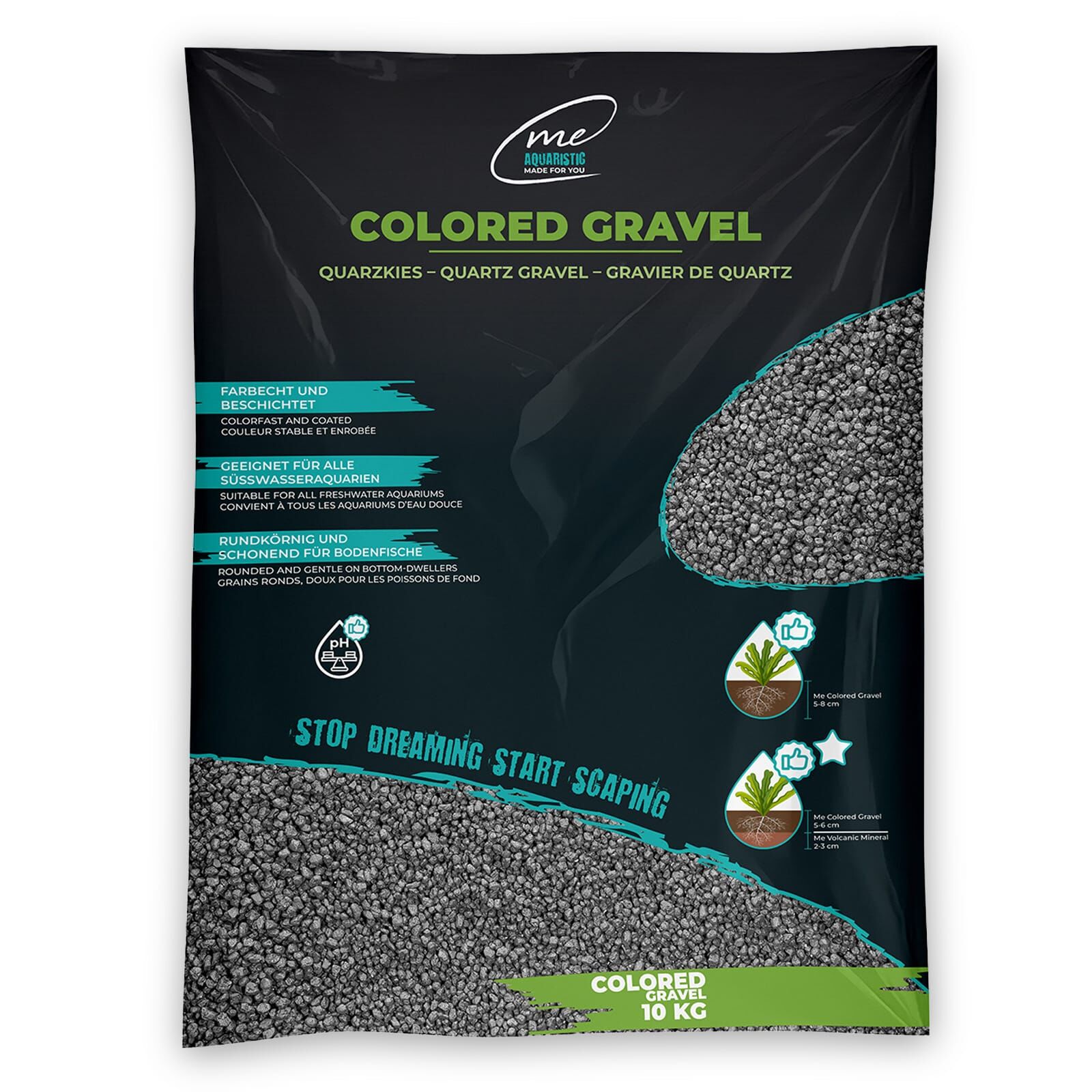 Me - Colored Gravel - Granite Grey - 2,0-3,5 mm