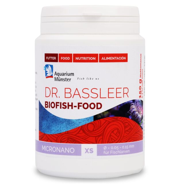 Aquarium M&uuml;nster - Dr. Baasleer - Biofish Food - BF Micronano XS