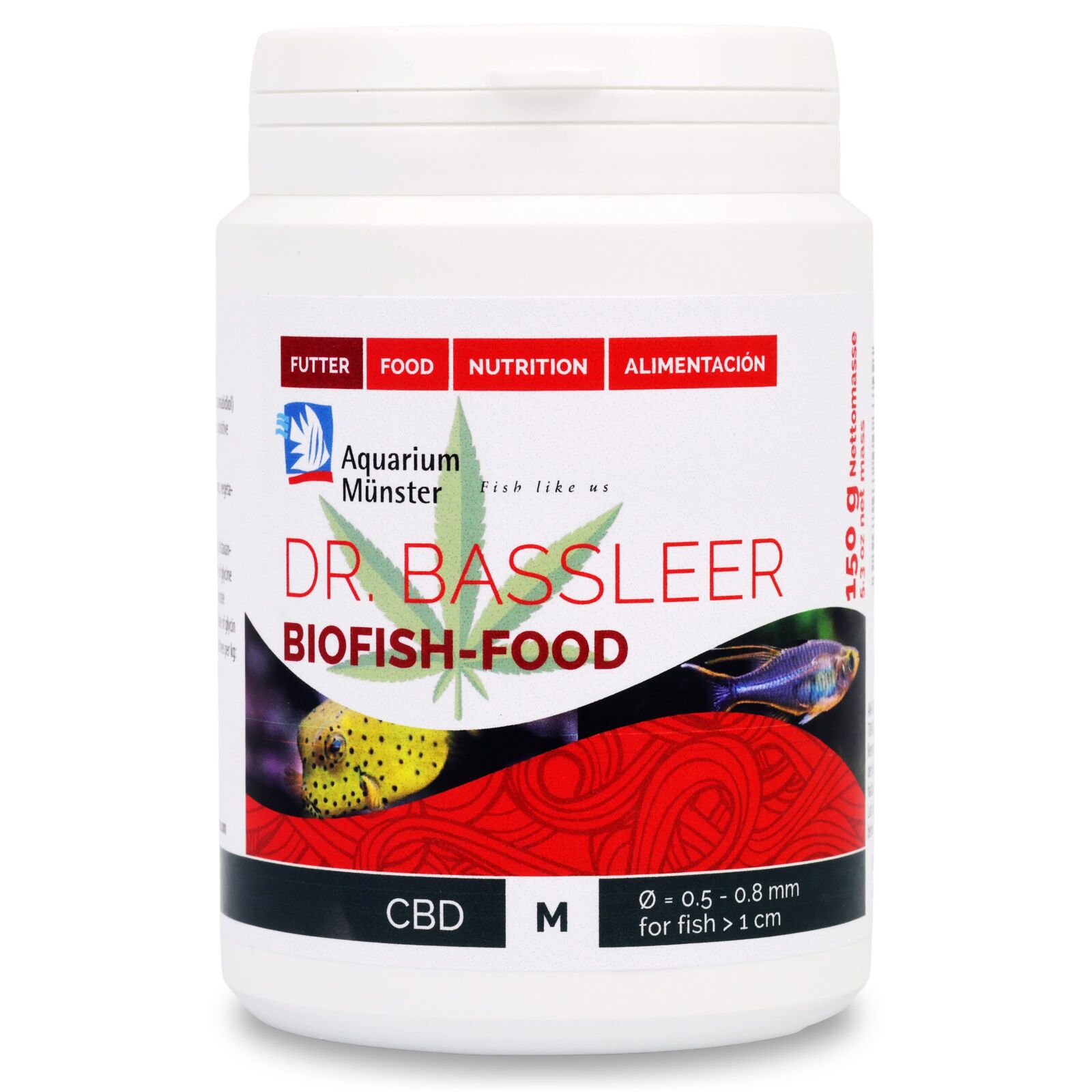 Aquarium M&uuml;nster - Dr. Baasleer - Biofish Food  - BF CBD M