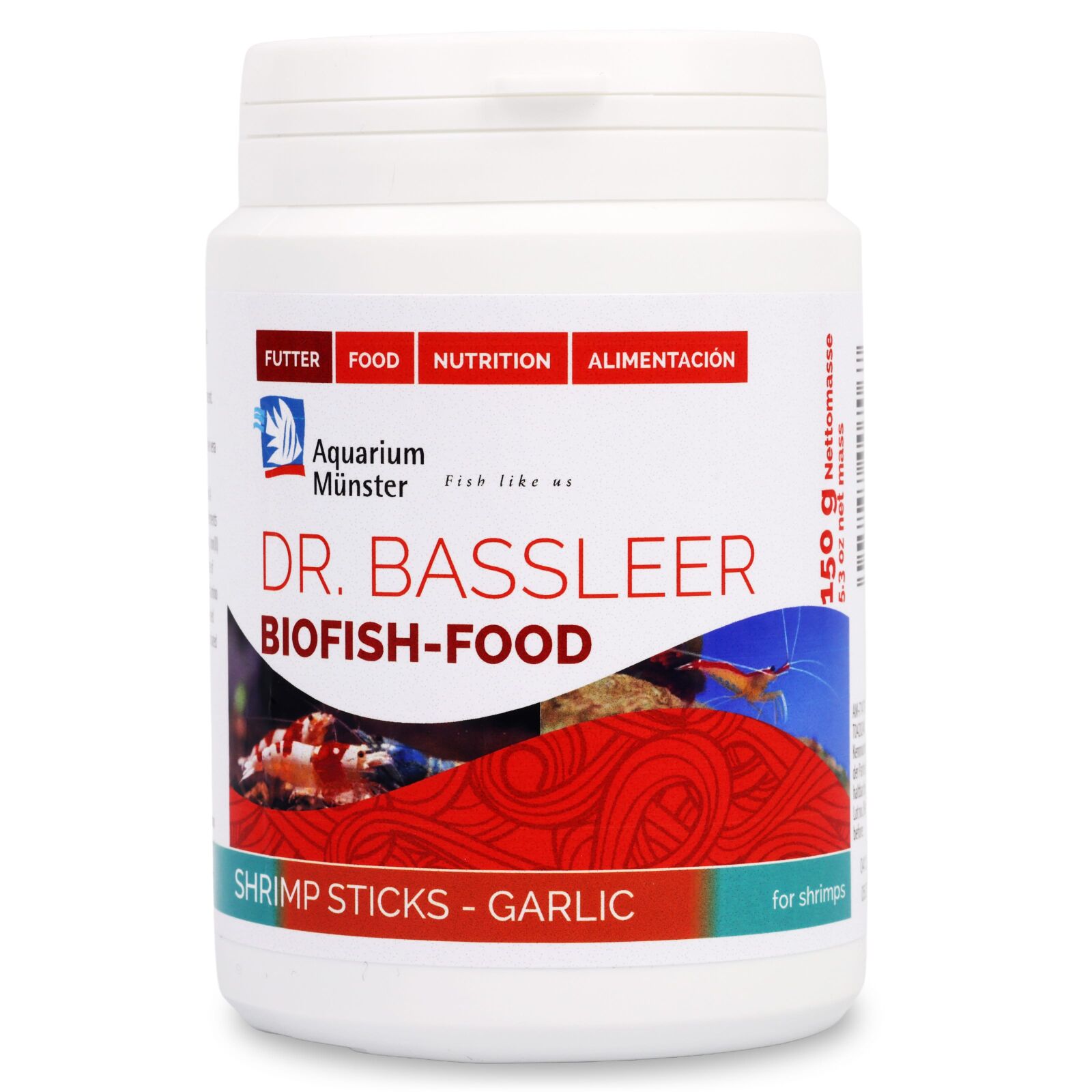 Aquarium M&uuml;nster - Dr. Baasleer - Biofish Food  - BF Shrimp Sticks Garlic