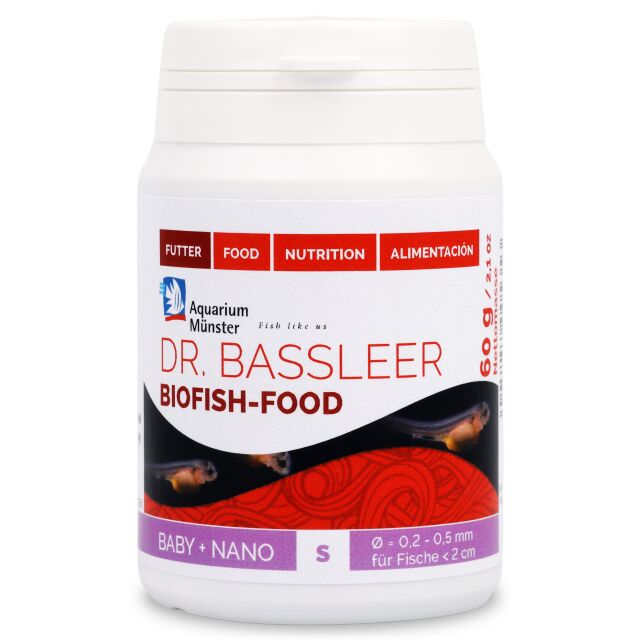 Aquarium M&uuml;nster - Dr. Baasleer - Biofish Food  - BF Baby + Nano S