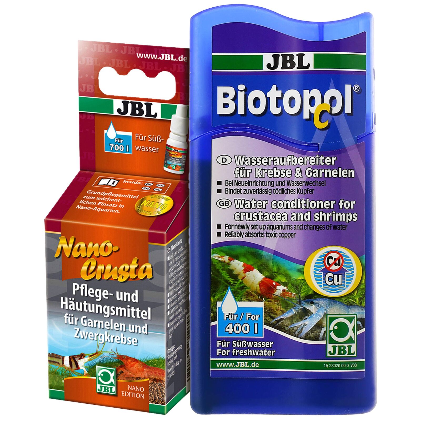 JBL - Biotopol C - 100 ml + JBL - Nano - Crusta - 15 ml