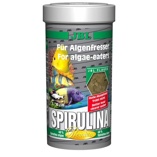 JBL - Spirulina - Special flakes for algae grazers - 250 ml