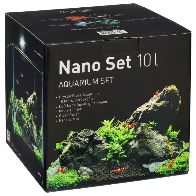 AquaLighter - Aquarium Set - Nano 10 l